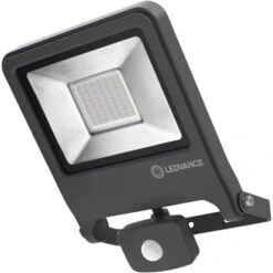 Ledvance LED-Außenleuchte Endura Flood Mit Sensor 50 W 4000 K Dunkelgrau