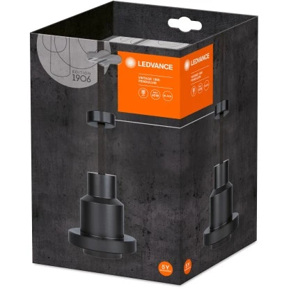 Ledvance Lampenaufhängung Pendulum 1906 E27 Schwarz 2 Ledvance Lampenaufhängung Pendulum 1906 E27 Schwarz – Bild 2