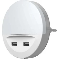 Ledvance LED-Nachtlicht Lunetta Mit USB-Ausgang Und Handyablage Weiß