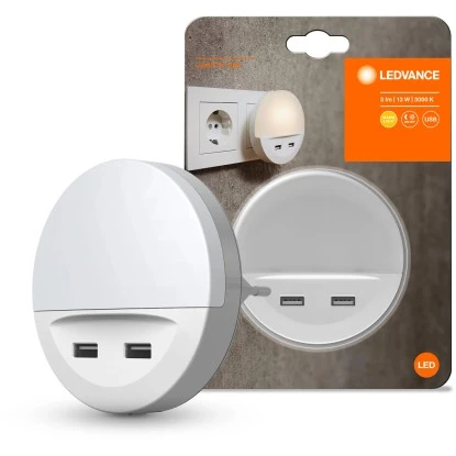 Ledvance LED-Nachtlicht Lunetta Mit USB-Ausgang Und Handyablage Weiß 3 Ledvance LED-Nachtlicht Lunetta Mit USB-Ausgang Und Handyablage Weiß – Bild 3