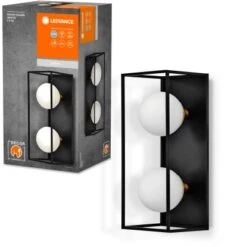 Ledvance Bad-Wandleuchte Decor Square 2-flammig Schwarz 35x15 Cm 20 Ledvance Bad-Wandleuchte Decor Square 2-flammig Schwarz 35x15 Cm -Globo Deutschland Verkaufsgeschäft 4058075756922 2010 S 09