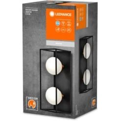 Ledvance Bad-Wandleuchte Decor Square 2-flammig Schwarz 35x15 Cm 17 Ledvance Bad-Wandleuchte Decor Square 2-flammig Schwarz 35x15 Cm -Globo Deutschland Verkaufsgeschäft 4058075756922 2010 VP 06