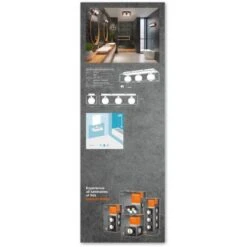 Ledvance Bad-Wandleuchte Decor Square 3-flammig Schwarz 55x15 Cm 19 Ledvance Bad-Wandleuchte Decor Square 3-flammig Schwarz 55x15 Cm -Globo Deutschland Verkaufsgeschäft 4058075756946 2010 VP 08