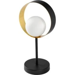 Ledvance Tischlampe Decor Memphis Schwarz-Gold 36,5 Cm -Globo Deutschland Verkaufsgeschäft 4058075759206 2010 S 01