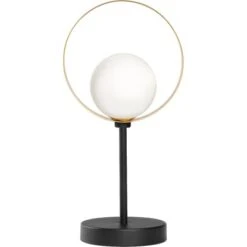 Ledvance Tischlampe Decor Memphis Schwarz-Gold 36,5 Cm -Globo Deutschland Verkaufsgeschäft 4058075759206 2010 S 02