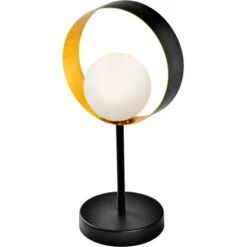 Ledvance Tischlampe Decor Memphis Schwarz-Gold 36,5 Cm -Globo Deutschland Verkaufsgeschäft 4058075759206 2010 S 03