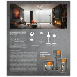 Ledvance Tischlampe Decor Memphis Schwarz-Gold 36,5 Cm -Globo Deutschland Verkaufsgeschäft 4058075759206 2010 VP 08