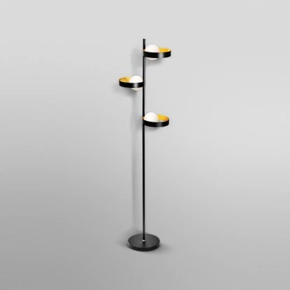 Ledvance LED-Stehlampe Decor Memphis Floor 3-flammig Schwarz-Gold 148,8 Cm 1 Ledvance LED-Stehlampe Decor Memphis Floor 3-flammig Schwarz-Gold 148,8 Cm