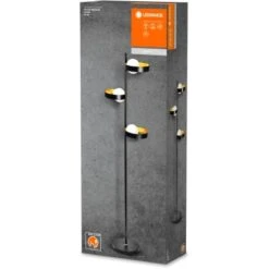 Ledvance LED-Stehlampe Decor Memphis Floor 3-flammig Schwarz-Gold 148,8 Cm 17 Ledvance LED-Stehlampe Decor Memphis Floor 3-flammig Schwarz-Gold 148,8 Cm -Globo Deutschland Verkaufsgeschäft 4058075759244 2010 VP 06