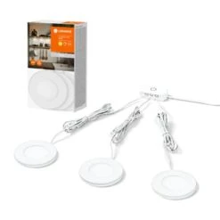 Ledvance LED-Unterbauleuchte Spotmagnet 3-flammig Weiß Ø 7,5 Cm -Globo Deutschland Verkaufsgeschäft 4058075762312 2010 S 7