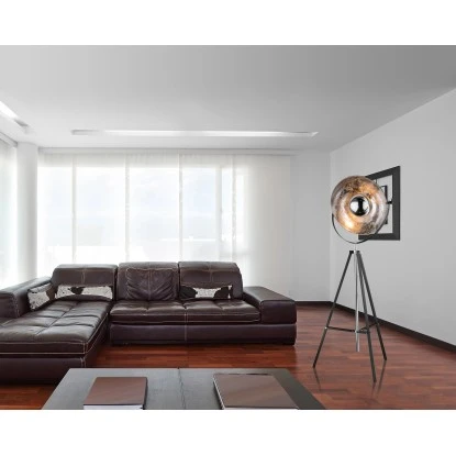 Globo Stehleuchte Xirena Chrom-Silber 1 Globo Stehleuchte Xirena Chrom-Silber