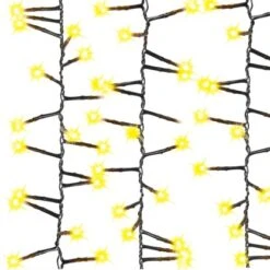 Amare LED-Lichterkette Galaxie 400 LEDs Mit Fernbedienung 6,7 M Warmweiß