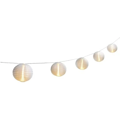 Amare LED-Lichterkette Mit 15 XXL-Lampions Ø 15 Cm Solarbetrieb Weiß 7 M 8 Amare LED-Lichterkette Mit 15 XXL-Lampions Ø 15 Cm Solarbetrieb Weiß 7 M – Bild 8