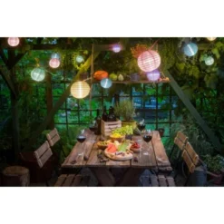 Amare LED-Lichterkette Mit 15 XXL-Lampions Ø 15 Cm Solarbetrieb Pastell 7 M 9 Amare LED-Lichterkette Mit 15 XXL-Lampions Ø 15 Cm Solarbetrieb Pastell 7 M -Globo Deutschland Verkaufsgeschäft 4251083908578 4655 05