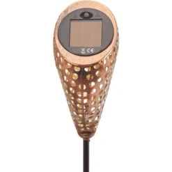 Amare LED-Solardekostecker 2er-Set Kelch Schräg Kupfer -Globo Deutschland Verkaufsgeschäft 4251083908783 4655 06