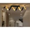 Luce Design LED-Deckenleuchte Helix Schwarz-Gold 35 Cm X 80 Cm X 13,5 Cm