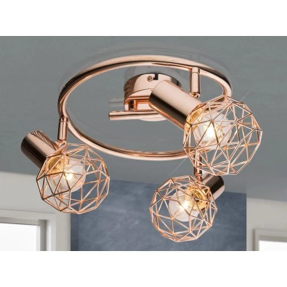Globo Deckenleuchte XARA Kupfer 3 Globo Deckenleuchte XARA Kupfer – Bild 3