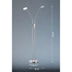 Fischer & Honsel LED-Stehlampe Dent 2 X 6 W Warmweiß -Globo Deutschland Verkaufsgeschäft 4783221 1546 3
