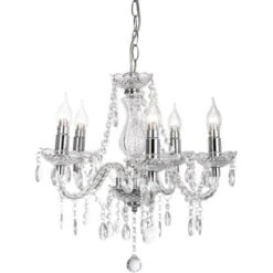 Nino Leuchten Krone Marie Chrom 5-flammig EEK: E-A++