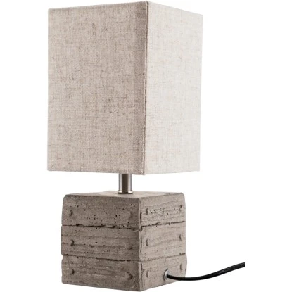 Nino Leuchten Tischleuchte Lisco Betonfarbig 29 Cm EEK: E-A++ 2 Nino Leuchten Tischleuchte Lisco Betonfarbig 29 Cm EEK: E-A++ – Bild 2