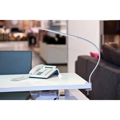 Nino Leuchten LED-Klemmleuchte Inkl. 12 LEDs 3W Nickel Matt 1 Nino Leuchten LED-Klemmleuchte Inkl. 12 LEDs 3W Nickel Matt