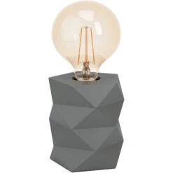 Eglo Tischleuchte 1-flammig Swarby Ø 11 Cm Grau