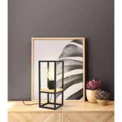 Eglo Tischleuchte Libertad 1-flammig 35 Cm X14 Cm X 14 Cm Schwarz-Braun 5 Eglo Tischleuchte Libertad 1-flammig 35 Cm X14 Cm X 14 Cm Schwarz-Braun -Globo Deutschland Verkaufsgeschäft 5032354 3539 Ambiente2