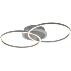 LED-Deckenleuchte Arribo 30W + 5,5W RGBW Funktion Titanfarbig