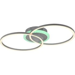 LED-Deckenleuchte Arribo 30W + 5,5W RGBW Funktion Titanfarbig 11 LED-Deckenleuchte Arribo 30W + 5,5W RGBW Funktion Titanfarbig -Globo Deutschland Verkaufsgeschäft 5035571 2451 3