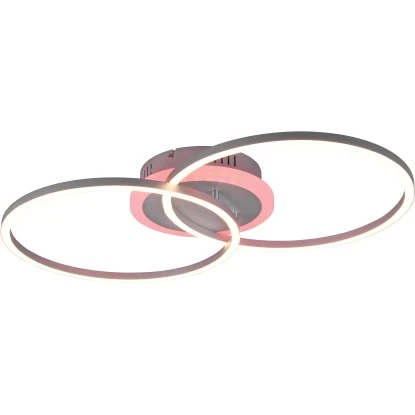 LED-Deckenleuchte Arribo 30W + 5,5W RGBW Funktion Titanfarbig 4 LED-Deckenleuchte Arribo 30W + 5,5W RGBW Funktion Titanfarbig – Bild 4