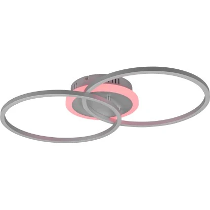 LED-Deckenleuchte Arribo 30W + 5,5W RGBW Funktion Titanfarbig 6 LED-Deckenleuchte Arribo 30W + 5,5W RGBW Funktion Titanfarbig – Bild 6