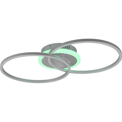 LED-Deckenleuchte Arribo 30W + 5,5W RGBW Funktion Titanfarbig 7 LED-Deckenleuchte Arribo 30W + 5,5W RGBW Funktion Titanfarbig – Bild 7