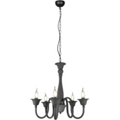 Trio Lüsterkrone Elsa 5xE14 Anthrazit -Globo Deutschland Verkaufsgeschäft 503593 2451 0 1