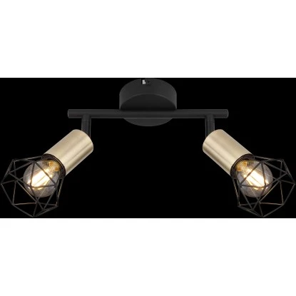 Globo Spots 2er Xara I Altmessing 8 Globo Spots 2er Xara I Altmessing – Bild 8