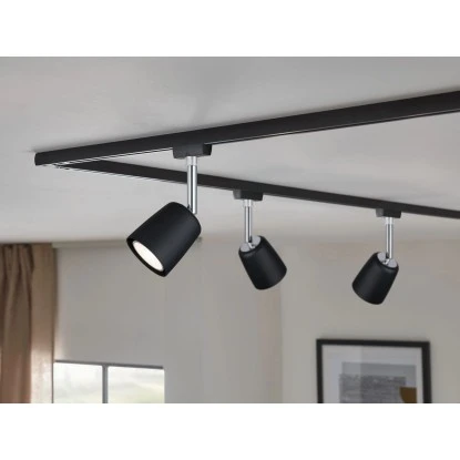 Paulmann URail LED-Spot Cover Max. 10W Schwarz Matt/Chrom Metall/Kunststoff 5 Paulmann URail LED-Spot Cover Max. 10W Schwarz Matt/Chrom Metall/Kunststoff – Bild 5