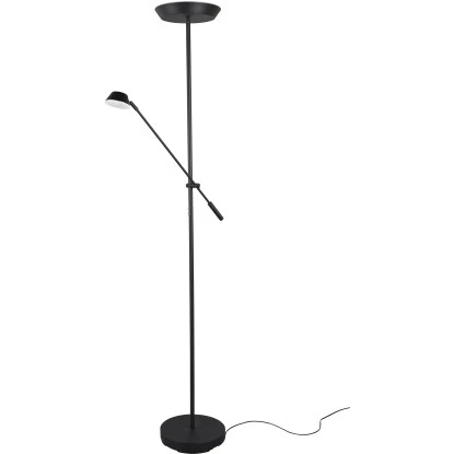 Trio LED-Stehleuchte Haora 17W + 3,5W Touch-Dimmer Schwarz Matt 4 Trio LED-Stehleuchte Haora 17W + 3,5W Touch-Dimmer Schwarz Matt – Bild 4