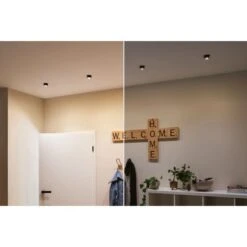 Paulmann LED Einbauleuchten-Set Gil Coin 3StepDim Rd Starr 3x6W Schwarz Matt/Eisen Alu -Globo Deutschland Verkaufsgeschäft 528196 2425 07