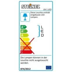 Steinel LED-Außenwand-Hausnummernleuchte L 1 N -Globo Deutschland Verkaufsgeschäft 528550 2917 eek 2