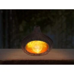 Globo LED-Solaraußenleuchte Skulptur Braun -Globo Deutschland Verkaufsgeschäft 573256 3749 3