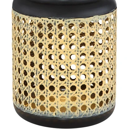 Globo LED-Solaraußenleuchte Laterne In Bambusoptik Zum Hängen Oder Stellen 4 Globo LED-Solaraußenleuchte Laterne In Bambusoptik Zum Hängen Oder Stellen – Bild 4