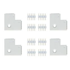 Paulmann MaxLED Eckverbinder 90° Weiß 4er-Pack Inkl. 8 Steckverbinder -Globo Deutschland Verkaufsgeschäft 574332 2425 04
