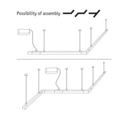 Paulmann Schienensystem Seilabhängung Max. 2m Alu Gebürstet 9 Paulmann Schienensystem Seilabhängung Max. 2m Alu Gebürstet -Globo Deutschland Verkaufsgeschäft 574470 2425 04