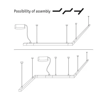 Paulmann Schienensystem Seilabhängung Max. 2m Alu Gebürstet 5 Paulmann Schienensystem Seilabhängung Max. 2m Alu Gebürstet – Bild 5