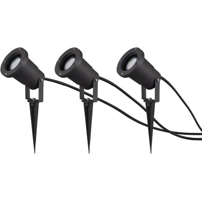 Trio Gartenstrahler Ubangi 3er-Set 110 Mm X 90 Mm X 97 Mm Anthrazit 2 Trio Gartenstrahler Ubangi 3er-Set 110 Mm X 90 Mm X 97 Mm Anthrazit – Bild 2