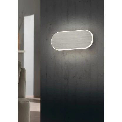 Trio LED Wandleuchte Carlo Nickel Matt 80 Mm X 200 Mm X 48 Mm 4 Trio LED Wandleuchte Carlo Nickel Matt 80 Mm X 200 Mm X 48 Mm – Bild 4