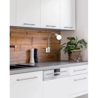 Trio Strahler Fred Nickel Matt 400 Mm X 47 Mm X 200 Mm 3 Trio Strahler Fred Nickel Matt 400 Mm X 47 Mm X 200 Mm – Bild 3