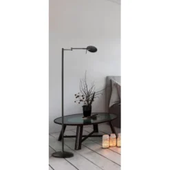 Trio LED Stehleuchte Kazan Schwarz Matt 1215 Mm X 240 Mm X 615 Mm -Globo Deutschland Verkaufsgeschäft 593417 2451 8