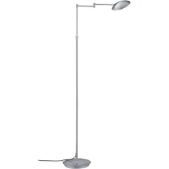 Trio LED Stehleuchte Calcio Nickel Matt 1400 Mm X 250 Mm X 710 Mm
