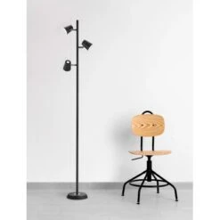 Trio LED Stehleuchte Narcos Schwarz Matt 1540 Mm X 280 Mm X 180 Mm -Globo Deutschland Verkaufsgeschäft 593487 2451 8