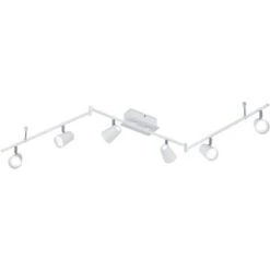 Trio LED Strahler Narcos Weiß Matt 230 Mm X 1770 Mm X 100 Mm